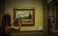 Painter Van Gogh`s paintings in the Metropolitan Museum of Art